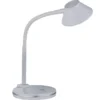 LED Schreibtischleuchte BERRY flexibel, Kunststoff Weiß, 33cm hoch