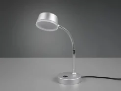 LED Schreibtischleuchte KIKO flexibel, Kunststoff Titan, 34cm hoch