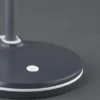 LED Schreibtischleuchten 2er SET flexibel, Kunststoff Titan, 33cm hoch