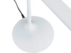 LED Schreibtischleuchten 2er SET Weiß, dimmbar, Flexgelenk, 41cm hoch