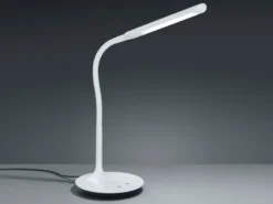 LED Schreibtischleuchten 2er SET Weiß, dimmbar, Flexgelenk, 41cm hoch
