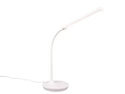 LED Schreibtischleuchte TORO Weiß, dimmbar & Lichtfarbe einstellbar, Höhe 38cm