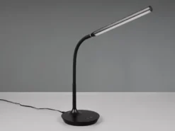 LED Schreibtischleuchte TORO Schwarz dimmbar & Lichtfarbe einstellbar, Höhe 38cm