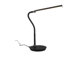LED Schreibtischleuchte TORO Schwarz dimmbar & Lichtfarbe einstellbar, Höhe 38cm