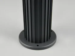 LED Sockelleuchte Aluminium Anthrazit, für Reihenschaltung geeignet, H: 50cm