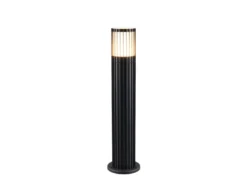 LED Sockelleuchte Aluminium Anthrazit, für Reihenschaltung geeignet, H: 50cm