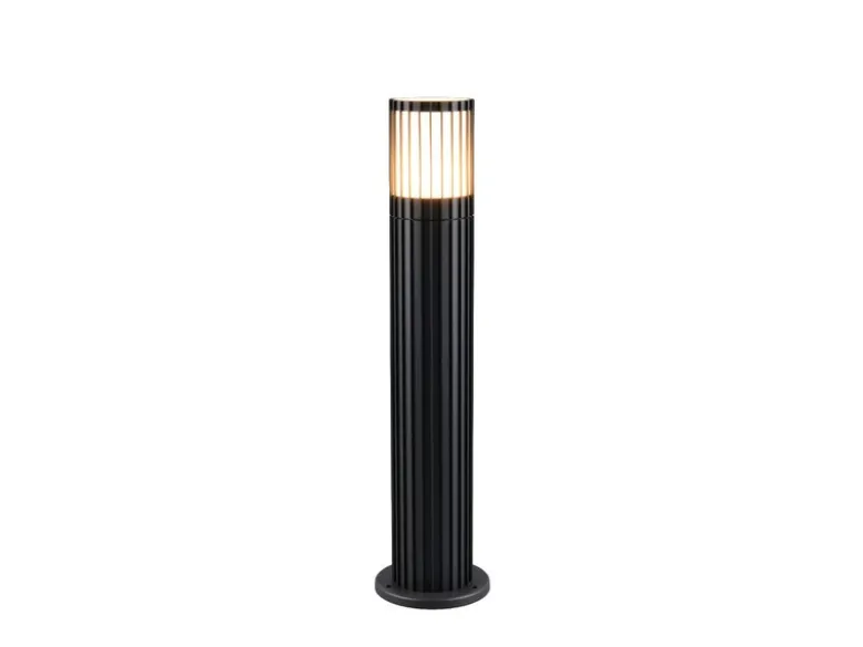 LED Sockelleuchte Aluminium Anthrazit, für Reihenschaltung geeignet, H: 50cm