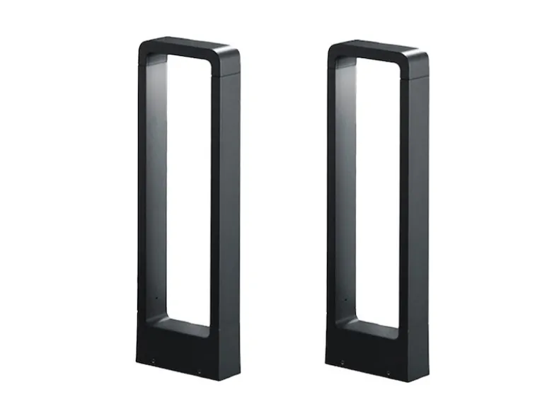 LED Sockelleuchte 2er Set Anthrazit Höhe 50cm IP54 - Außenleuchten Wegeleuchten