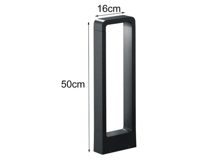 LED Sockelleuchte 3er Set Anthrazit Höhe 50cm IP54 - Außenleuchten Wegeleuchten