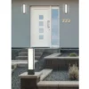 LED Sockelleuchte FUERTE eckig in Anthrazit, Höhe 60cm, IP54