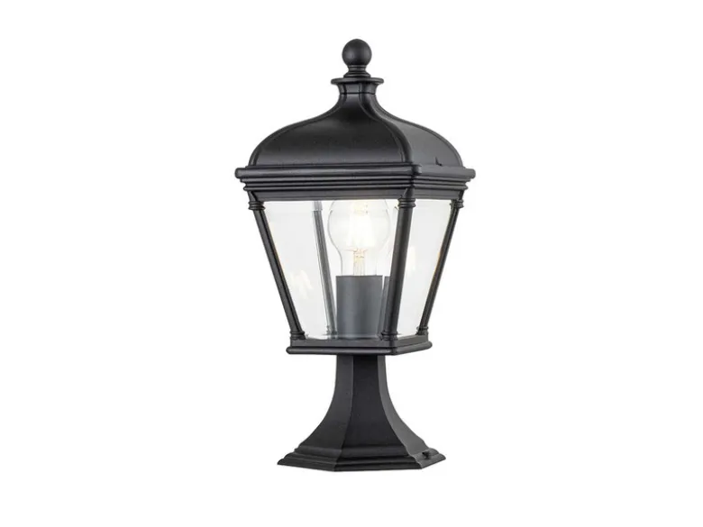 LED Sockelleuchte Garten Laterne im Landhausstil, Höhe 39,5cm
