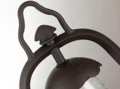 LED Sockelleuchte in antiker Laternenoptik, Höhe 36cm