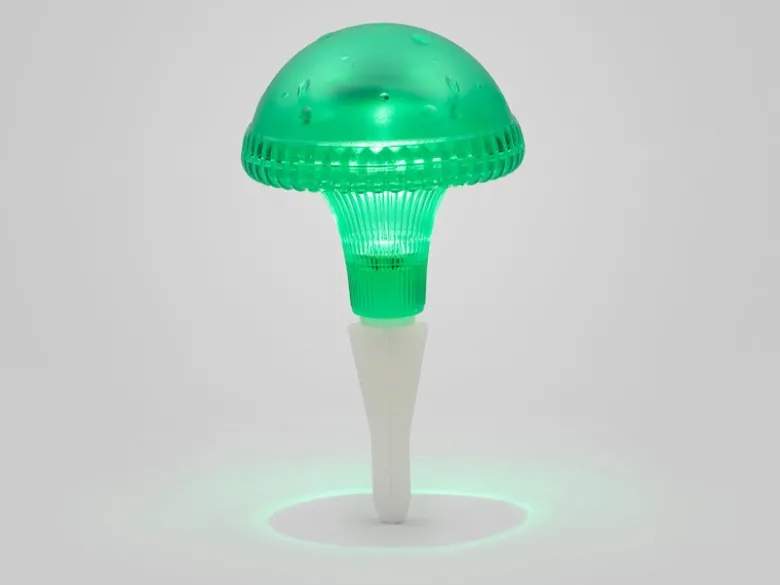 LED Solarleuchte ASSISI, Grün mit Erdspieß Höhe 27,5 cm