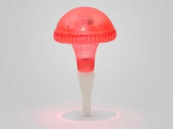 LED Solarleuchte ASSISI, Rot mit Erdspieß Höhe 27,5 cm