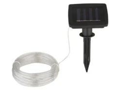 LED Solar Lichtschlauch für Außen mit RGB Beleuchtung, Länge 4,9 Meter