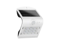 LED Solar Wandleuchte Außenleuchte MINI Fassadenbeleuchtung Weiß 14,5x9,6cm