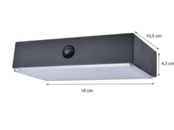 LED Solar Wandleuchte 2er SET Up and Down, Bewegungsmelder, per App steuerbar