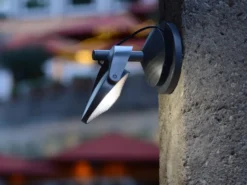 LED Solar Wandleuchte STACK Beleuchtungssystem sun'connec - Anthrazit
