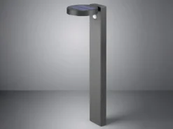 LED Solar Wegeleuchte Außenleuchte POSADAS in Anthrazit, Bewegungsmelder, 60cm