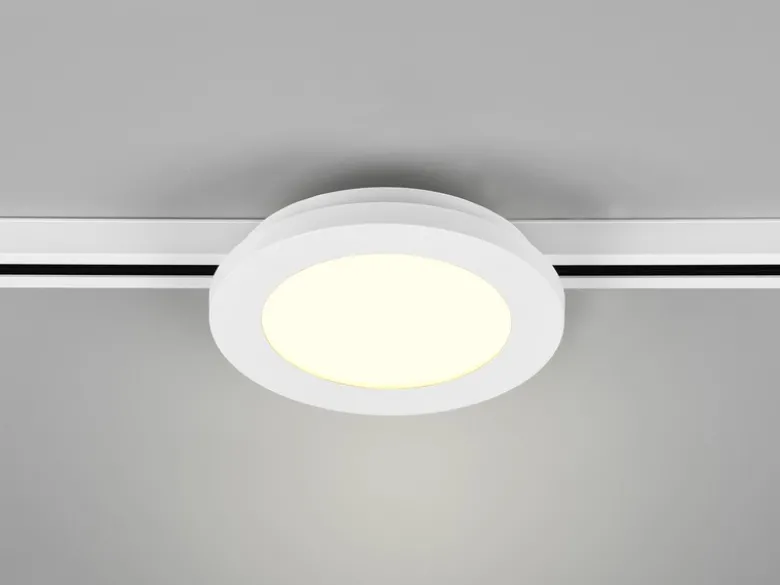 LED Spot CAMILLUS Weiß Ø 17cm für DUOline Schienensystem