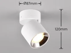 LED Spot Deckenstrahler Weiß dimmbar, Ø 9cm