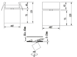 LED Spot Deckenstrahler Weiß dimmbar, Ø 9cm