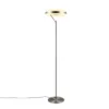 LED Stehlampe DIOS dimmbar, Lichttemperatur einstellbar, Silber, Höhe 180cm