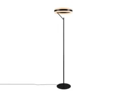 LED Stehlampe DIOS dimmbar, Lichttemperatur einstellbar, Schwarz, Höhe 180cm