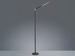 LED Stehlampe FILIGRAN dimmbar über Sensor, Metall Schwarz, Höhe 162cm