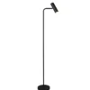 LED Stehlampe in Schwarz matt, Spot schwenkbar, Höhe 151cm