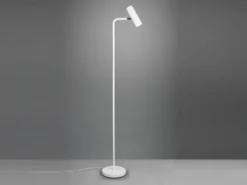 LED Stehlampe in Weiß matt, Spot schwenkbar, Höhe 151cm