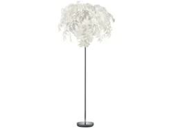 LED Stehlampe mit Blättern, Fernbedienung & RGBW Farbwechsel, Höhe 180cm