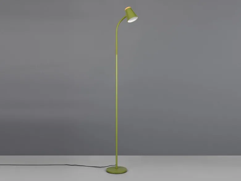 LED Stehlampe PONGO Grün flexibel biegsam, Höhe 145cm
