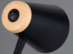 LED Stehlampe PONGO Schwarz flexibel biegsam, Höhe 145cm