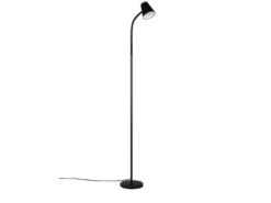LED Stehlampe PONGO Schwarz flexibel biegsam, Höhe 145cm