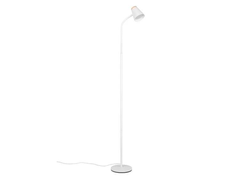 LED Stehlampe PONGO Weiß flexibel biegsam, Höhe 145cm