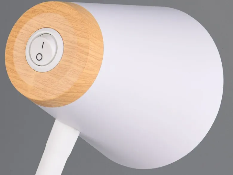 LED Stehlampe PONGO Weiß flexibel biegsam, Höhe 145cm