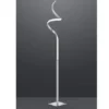 LED Stehleuchte COURSE Silber Sensor Dimmer, 3000 Kelvin Warmweiß Höhe: 145cm