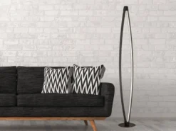 LED Stehleuchte FENGA dimmbar & CCT Lichtfarbe, Höhe 145cm