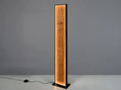 LED Stehleuchte KALEA klein aus Naturholz dimmbar, Höhe 120cm