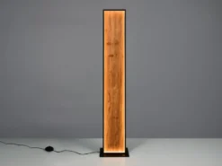 LED Stehleuchte KALEA klein aus Naturholz dimmbar, Höhe 120cm