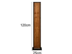 LED Stehleuchte KALEA klein aus Naturholz dimmbar, Höhe 120cm