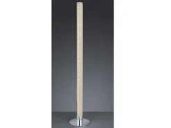 LED Stehleuchte LEIA Chrom dimmbar Fernbedienung, Farbwechsel 104cm hoch