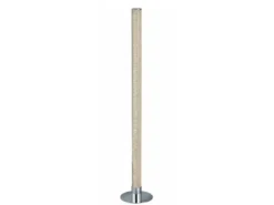 LED Stehleuchte LEIA Chrom dimmbar Fernbedienung, Farbwechsel 104cm hoch