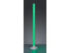 LED Stehleuchte LEIA Chrom dimmbar Fernbedienung, Farbwechsel 104cm hoch