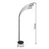 LED Stehleuchte REED 5 Arme Metall Schwarz, dimmbar - 195cm hoch