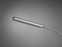 LED Stehleuchte REED 5 Arme Metall Silber, dimmbar - 195cm hoch
