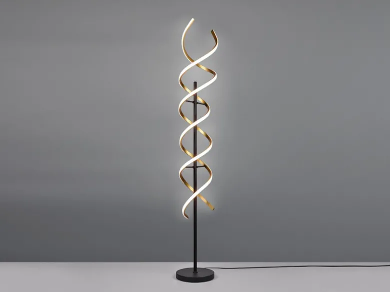 LED Stehleuchte SEQUENCE dimmbar & Lichtfarbe einstellbar Messing 150cm