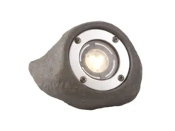 LED Steinleuchte Erweiterungsspot LAPIS, 2m Kabel, 12V, IP68, 14x11cm