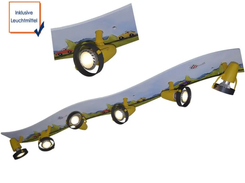 LED Strahlerleiste XXL 6 Spots schwenkbar Deckenstrahler für optimales Licht